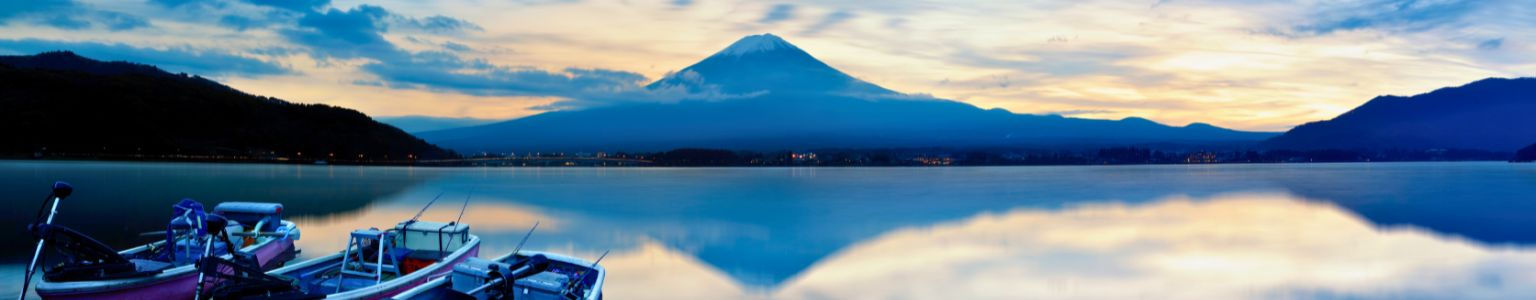 河口湖景色